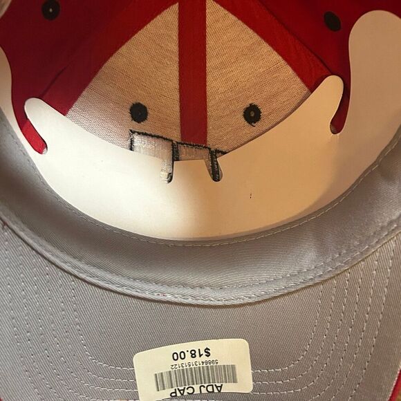 Wisconsin Badgers Hat Adjustable Cap Mens Red NCAA Football College - NWOT - Picture 5 of 5